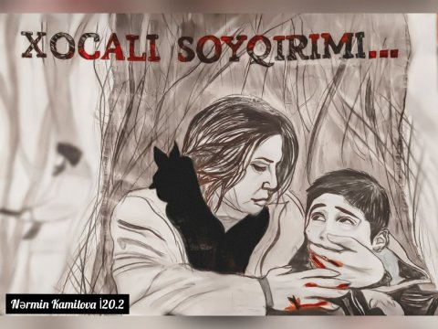 MDU-da Xocalı soyqırımının 29-cu ildönümünə həsr olunan rəsm sərgisi keçirilib