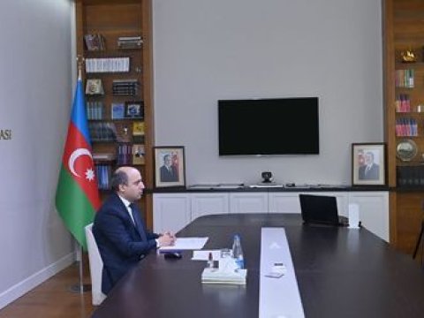 Emin Əmrullayev “Sabahın alimləri” X respublika müsabiqəsinin bağlanış mərasimində iştirak edib