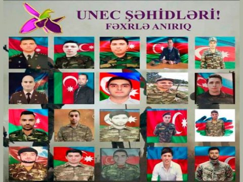UNEC qəhrəmanlarına həsr olunan tədbir keçirilib  