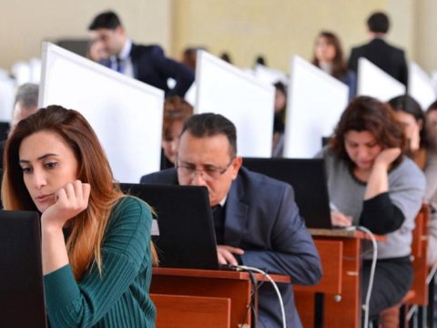 DİM: 40 yaşdan yuxarı namizədlərdən yalnız 4 nəfər imtahanı uğurla keçib