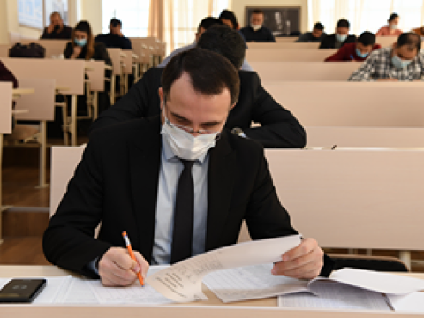 ADNSU-da doktoranturaya qəbul imtahanında 6 universitetdən 125 iddiaçı iştirak edib  