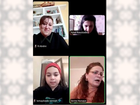 Ağdam məktəblilərinin yazıçı Sevinc Nuru qızı ilə virtual görüşü keçirilib