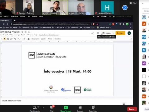 MDU-da “Azərbaycan 500 ASAN Startap” proqramının infosessiyası  