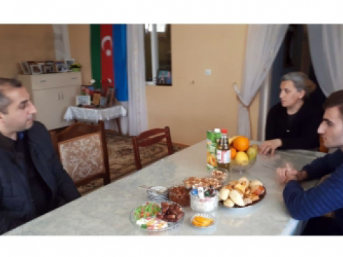 MDU əməkdaşları şəhid ailələrini ziyarət edib