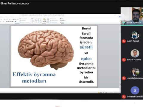 BMU-da müəllim və tələbələr üçün növbəti təlim keçirilib  