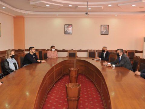 BMU-da Vətən müharibəsinin qazisi Pərviz Əliyevlə görüş keçirilib  