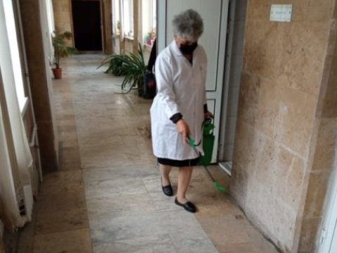 MDU-da növbəti dəfə tibbi-profilaktik və dezinfeksiya işləri aparılıb - FOTO