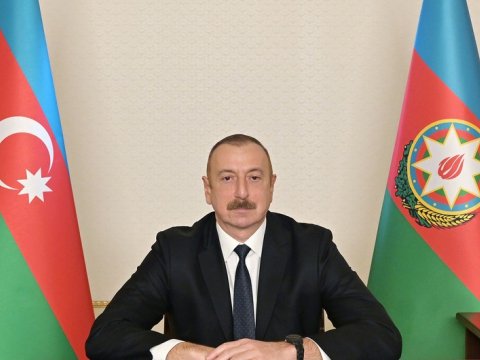 Prezident İlham Əliyev ADA universitetində çıxış edir
