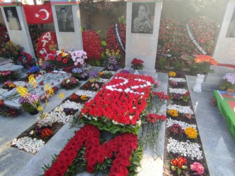 AzTU məzunu, şəhid Mahmud Cavadovun məzarı ziyarət olunub - FOTO
