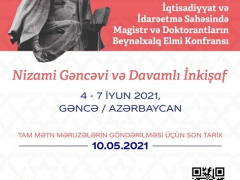 “Nizami Gəncəvi və dayanıqlı inkişaf” mövzusunda konfrans keçiriləcək