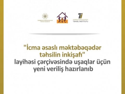 “İcma əsaslı məktəbəqədər təhsilin inkişafı” layihəsi çərçivəsində yeni veriliş hazırlanıb  