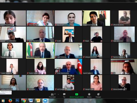 Ümummilli liderə həsr olunan videokonfrans keçirilib- FOTO  