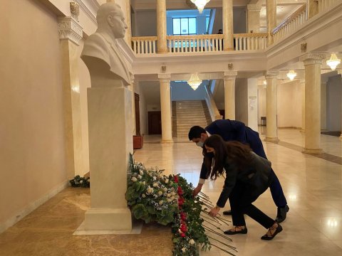 AzTU-da ulu öndərin xatirəsi anılıb - FOTO