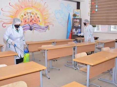 Bakıdakı məktəblərin hamısı dezinfeksiya olunub  