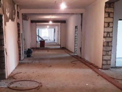 Heydər Əliyev Fondu Goranboyda məktəb tikdirir-FOTO  