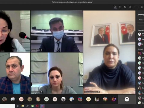 ADNSU-da videokonfrans: Narkomaniya və zərərli vərdişlərə qarşı birgə mübarizə aparaq