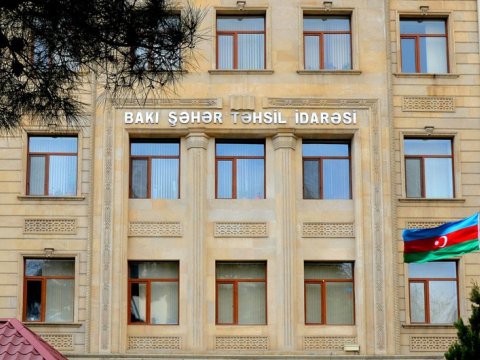 Bakı məktəblərinin direktor müavini vəzifəsinə qəbul elan edilib  