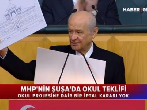 MHP-nin Şuşada tikdirəcəyi məktəbin inşasına az qaldı: “Haber Global”   