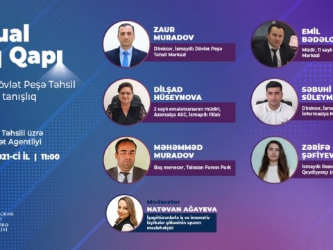 İsmayıllı Dövlət Peşə Təhsil Mərkəzində virtual “Açıq qapı” günü təşkil olunacaq  