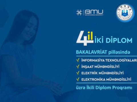 Mühəndislik ixtisasları üzrə ikili diplom proqramına növbəti qəbul aparılır