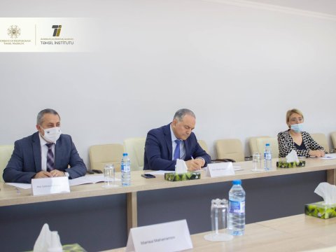  Azərbaycan Respublikasının Təhsil İnstitutu ilə AzTU rəhbərlikləri arasında görüş keçirilib-FOTO   