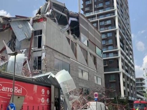 Belçikada məktəb binası çöküb, 5 nəfər ölüb, 9 nəfər yaralanıb