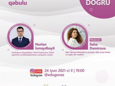 “Müəllimlərin işə qəbulu” mövzusunda canlı yayım təşkil ediləcək  