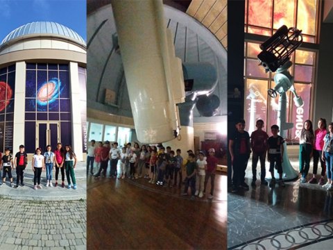 Yay məktəbi çərçivəsində rəsədxanaya ekskursiya təşkil edilib  