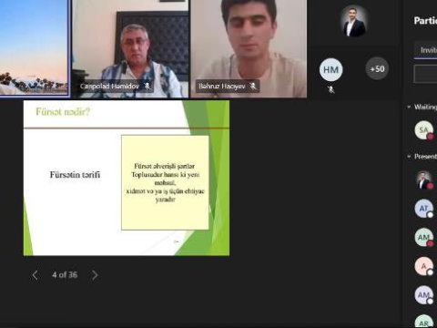 UNEC-də təlim: “Sahibkarlıq və biznes ideyalarının gerçəkləşməsi”