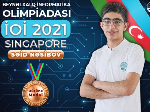 Azərbaycanlı gənc informatika sahəsində dünya üçüncüsü oldu  