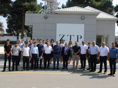 MDU-nun bir qrup əməkdaşı Zəyəm Texnologiyalar Parkını ziyarət edib