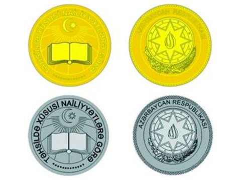 Paytaxt məktəbliləri qızıl və gümüş nişanla təltif olunub  