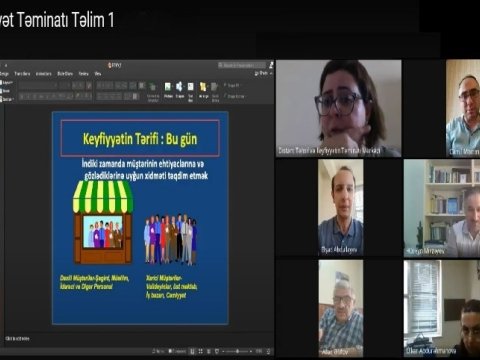 BMU-da “Təhsildə keyfiyyətin idarə edilməsi” mövzusunda təlim keçirilib  