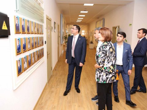 Media kapitanları Bakı Ali Neft Məktəbində-FOTO  