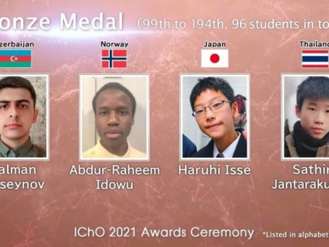 Astaralı məktəbli Beynəlxalq Kimya Olimpiadasında bürünc medal qazanıb