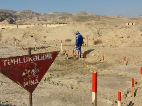 Məktəblilər mina təhlükəsinə dair dərslər keçəcək  