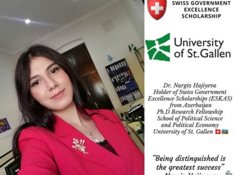 UNEC-in gənc tədqiqatçısı bir il ərzində İsveçrədə tədqiqat aparacaq