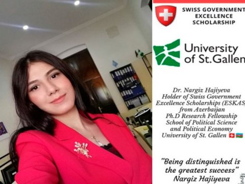 UNEC-in gənc əməkdaşı İsveçrədə tədqiqat aparacaq  