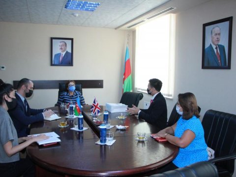  Məleykə Abbaszadə “British Council” təşkilatının Azərbaycan üzrə rəhbəri Samr Şahı qəbul edib