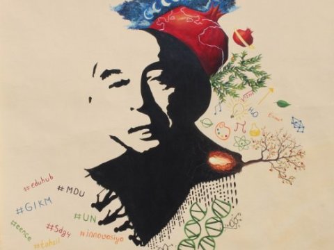 Mingəçevir Dövlət Universitetində “Mural art” layihəsi reallaşdırılıb-FOTO