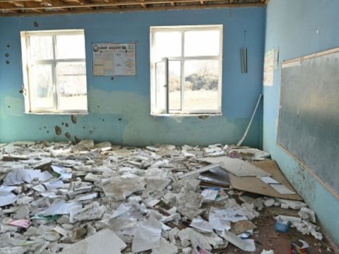 Vətən müharibəsində ermənilərin dağıtdığı məktəblərdən 36-da təmir-tikinti işləri yekunlaşıb