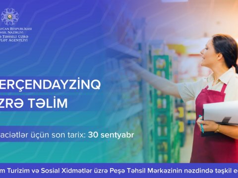 Merçendayzinq üzrə qısamüddətli təlimlər keçirilir