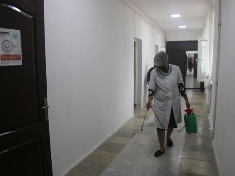 MDU-da növbəti tibbi-profilaktik və dezinfeksiya işləri aparılıb-Foto
