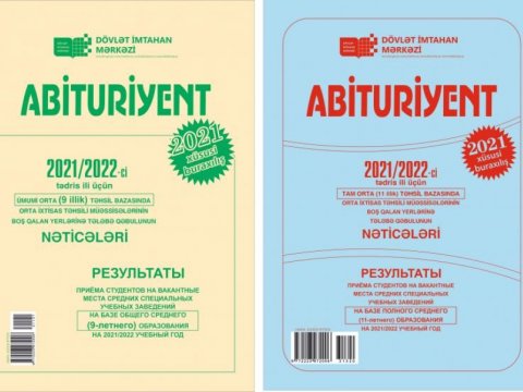 “Abituriyent” jurnalının xüsusi buraxılışları nəşr olunub