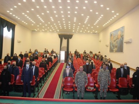 MDU-da şəhid məzun Əzəmi Hüseynova həsr olunan anım tədbiri keçirilib