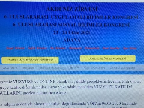 Adanada VI Aralıq dənizi konfransı keçiriləcək  