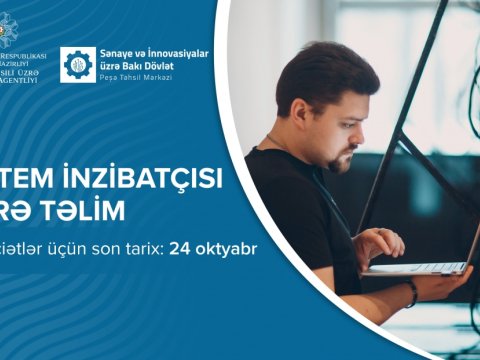 Sistem inzibatçısı istiqaməti üzrə qısamüddətli təlimlər keçiriləcək