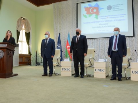 UNEC-də respublika elmi konfransı keçirilib-FOTO