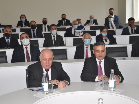LDU-da 18 oktyabr - Dövlət Müstəqilliyimizin Bərpası Günü Elmi-nəzəri konfransla qeyd edilib-FOTO