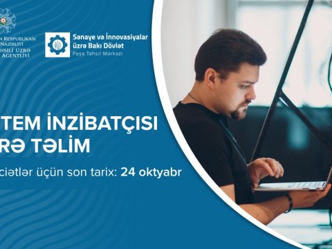   Sistem inzibatçısı istiqaməti üzrə qısamüddətli təlimlərə müraciətlər qəbul olunur